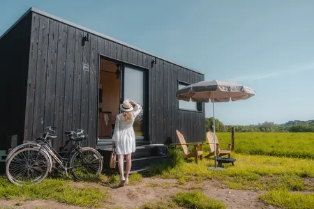 Tiny House Ty Pois — Vue extérieure, Parcel Bretagne