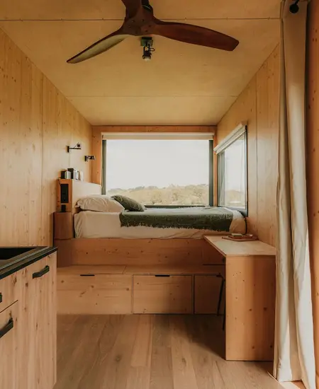Tiny House Ty Pois — Intérieur, Parcel Bretagne